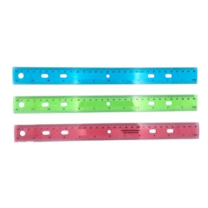 Jot 3-Packs Translucent Plastic Rulers - 3 ct
